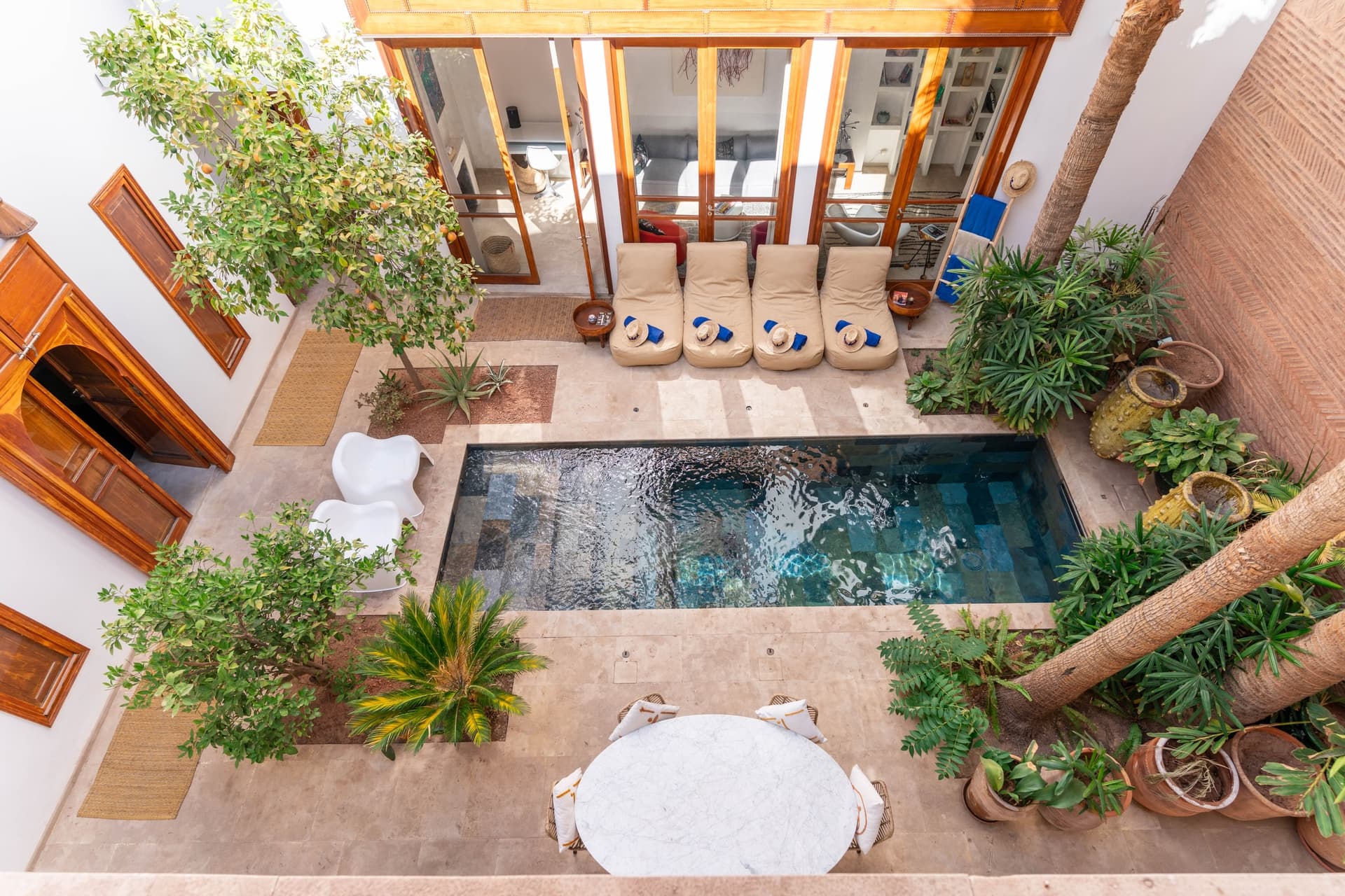 Aerial property view